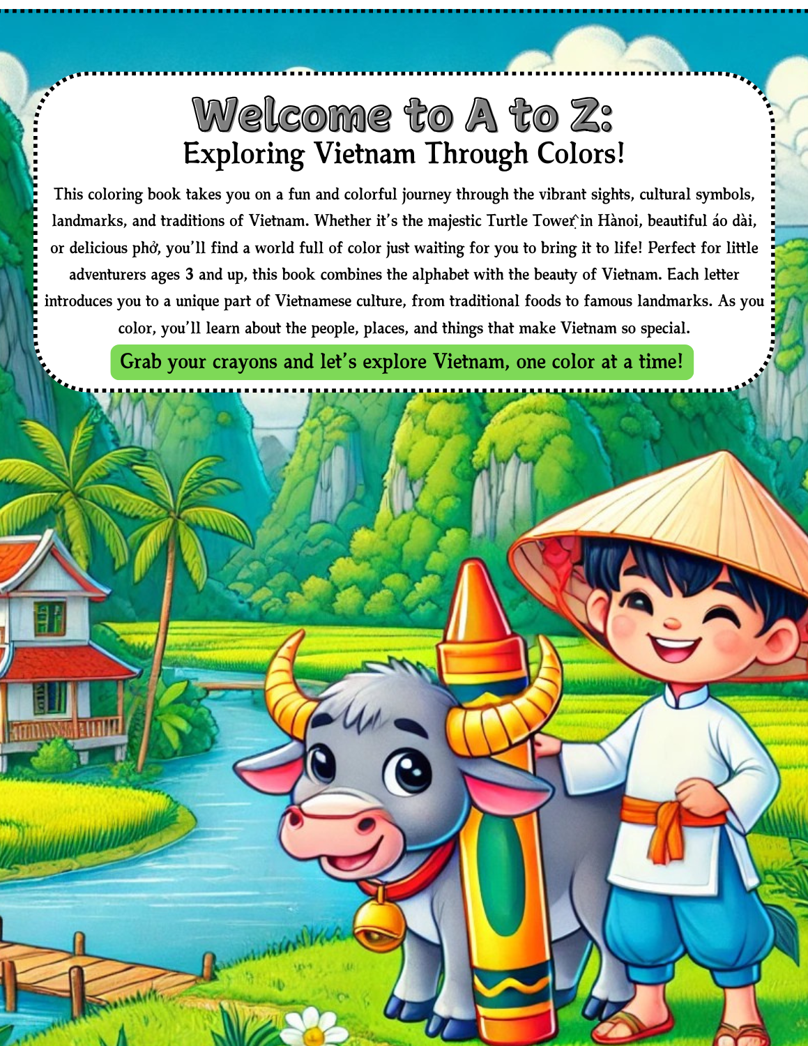 A to Z: Exploring Vietnam Through Colors by Jamie (Pre-Order)